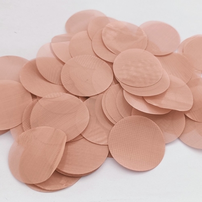 filtro di rame Mesh Round Disc Rust Resistance dall'espulsore di 1-5m